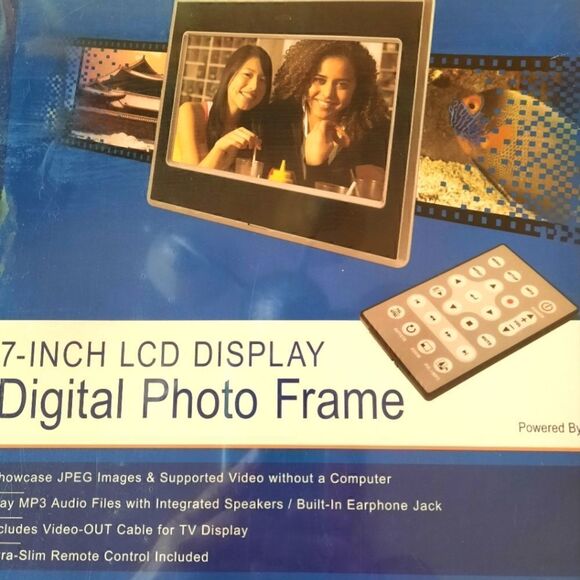 NWT  7 " LCD  DISPLAY DIGITAL  PHOTO FRAME - Picture 1 of 7